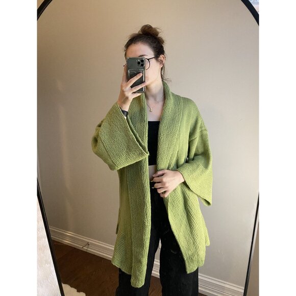 Unbranded 1X Green Cardigan - Picture 6 of 6